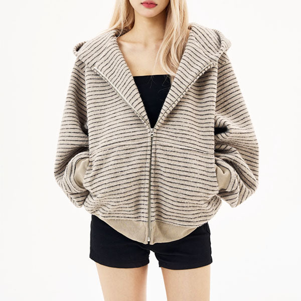 Ira Women’s Cozy Oversized Striped Hoodie