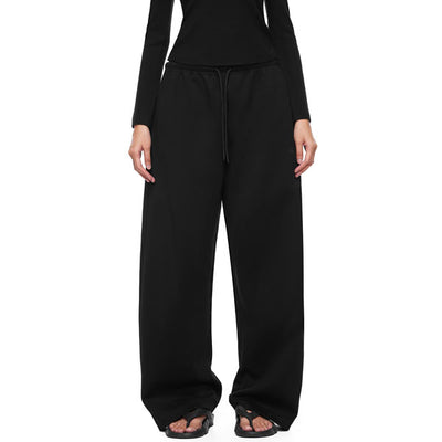 Kerrie Women’s Black Comfy Wide Leg Sweatpants
