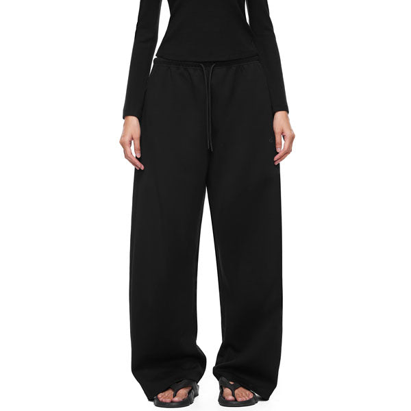 Kerrie Women’s Black Comfy Wide Leg Sweatpants