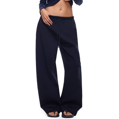 Kerrie Women’s Navy Comfy Wide Leg Sweatpants