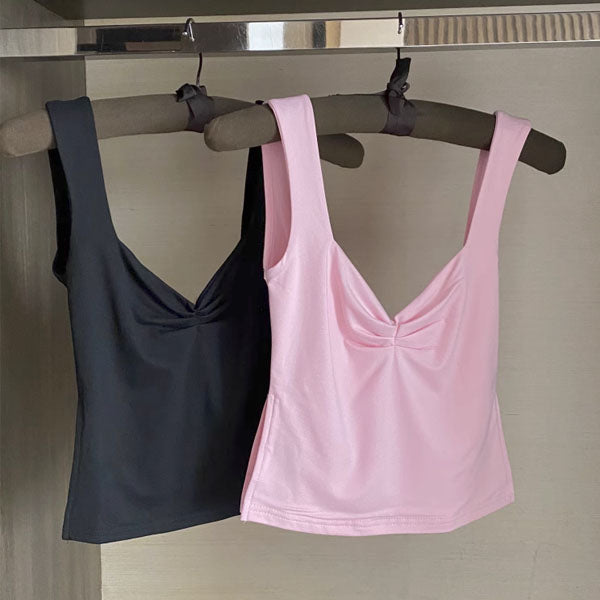 Carrisa V-Neck Side Slit Tank Top – The Wildflower Shop