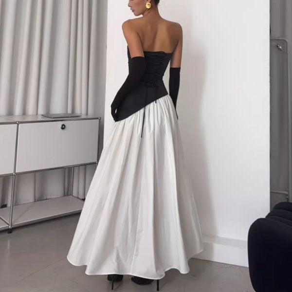 Valencia Enchanting Strapless Asymmetrical Dress