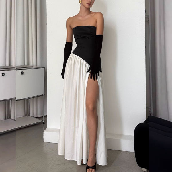Valencia Enchanting Strapless Asymmetrical Dress