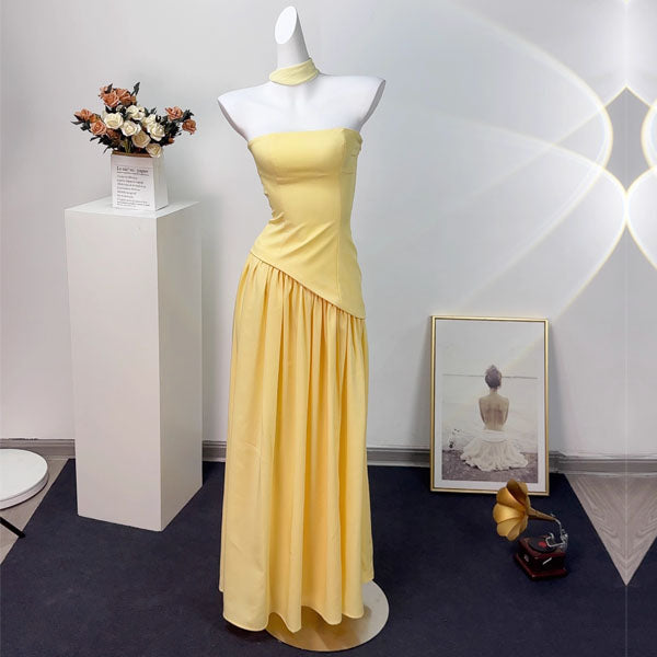 Valencia Enchanting Strapless Asymmetrical Dress