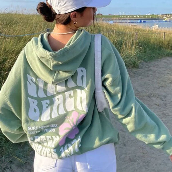 Laura Green Siesta Beach Floral Hoodie