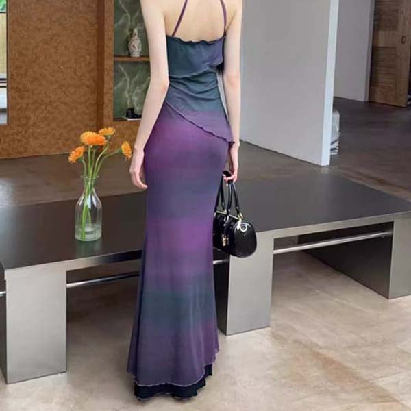 Merinda Floral Mermaid Maxi Dress M / Blue/Green / Longer (Height Above 168cm) Merinda Floral Mermaid Maxi Dress M / Blue/Green / Longer (Height Above 168cm)