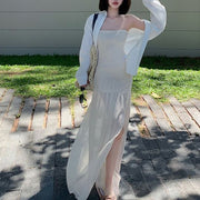 Sangria Serenade Resort Spaghetti Strap Maxi Dress
