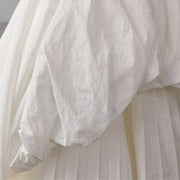 Vivienne Ethereal Strapless White Evening Dress