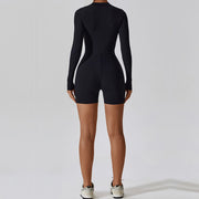 Kendrall Zip Front Long Sleeve Bodysuit