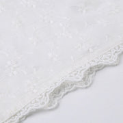 Maddie White Lace Embroidery Sleeveless Top