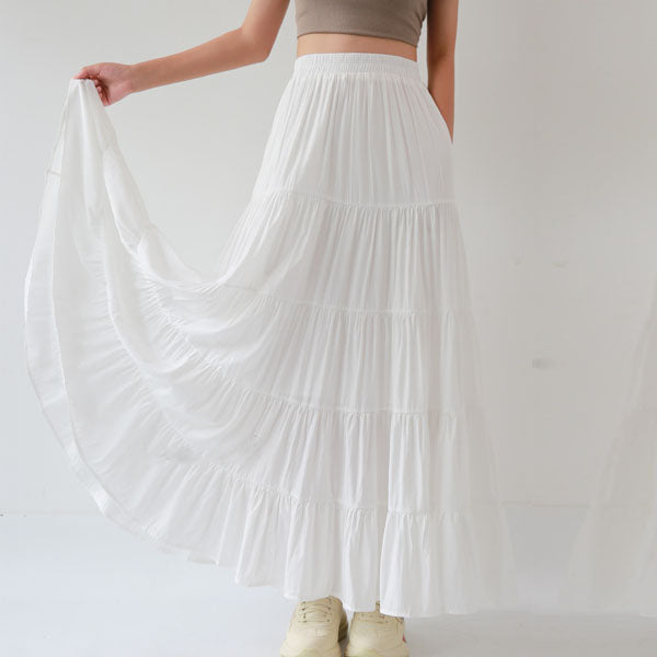 Callista Tiered Maxi Skirt