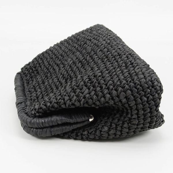 Diane Woven Raffia Clutch Bag