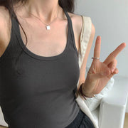 Irina Everyday Basic Ribbed Tank Top