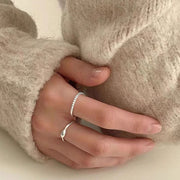 Monique Sterling Silver Classic Open Ring