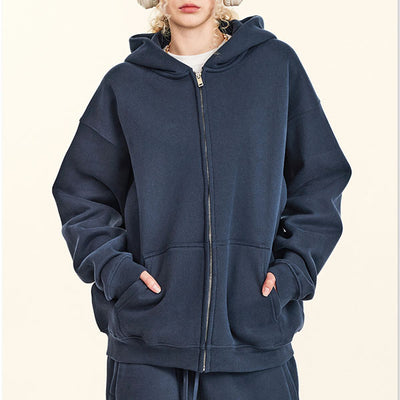 Karla Cozy Relax Zip Front Hoodie