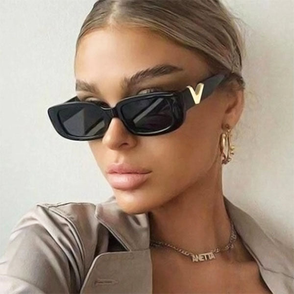 Grace Rectangle Vintage Sunglasses