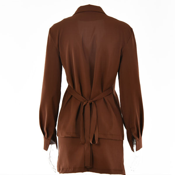 Bella Long Sleeve Shirt & Skirt Set