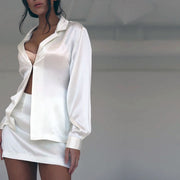 Bella Long Sleeve Shirt & Skirt Set