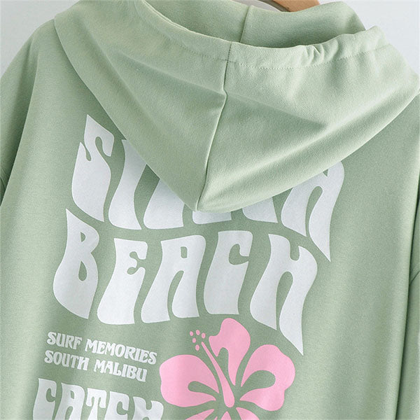 Laura Green Siesta Beach Floral Hoodie