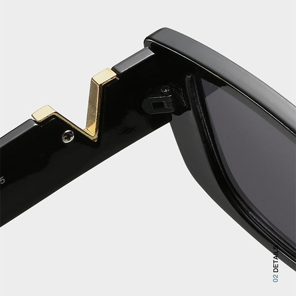 Grace Rectangle Vintage Sunglasses