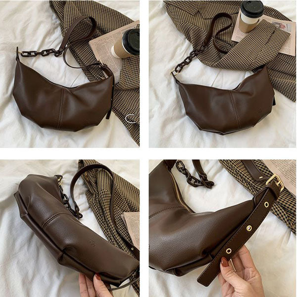 Lani Crescent Hobo Handbag