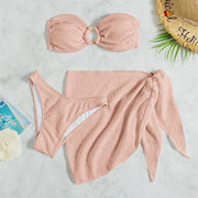Tami Bandeau Style 3 Pc Bikini Set