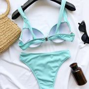 Tara Ribbed Style High Waist Bikini