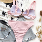 Tara Ribbed Style High Waist Bikini