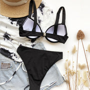 Tara Ribbed Style High Waist Bikini
