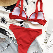 Tara Ribbed Style High Waist Bikini