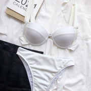 Tara Ribbed Style High Waist Bikini