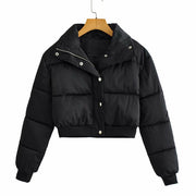 Karris Quilted Cropped Puffer Jacket