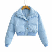 Karris Quilted Cropped Puffer Jacket