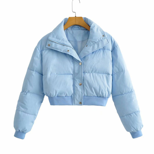 Karris Quilted Cropped Puffer Jacket