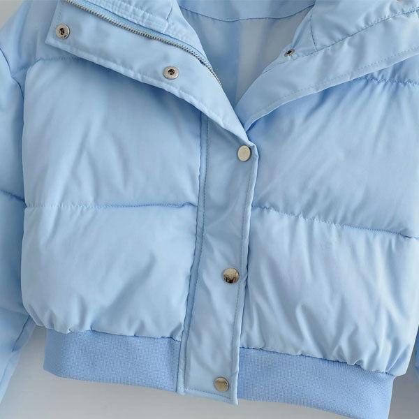 Karris Quilted Cropped Puffer Jacket