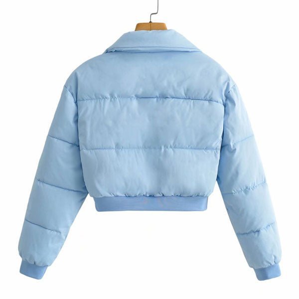 Karris Quilted Cropped Puffer Jacket