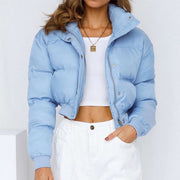 Karris Quilted Cropped Puffer Jacket