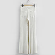 Hollie Ribbed Knit Wide Leg Pants