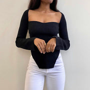 Charlie Scoop Neck Knit Top