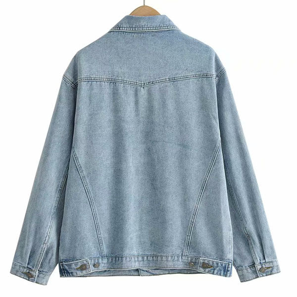 Kate Oversized Denim Jacket – The Wildflower Shop