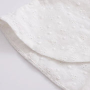 Amber Eyelet Embroidery White Halter Top