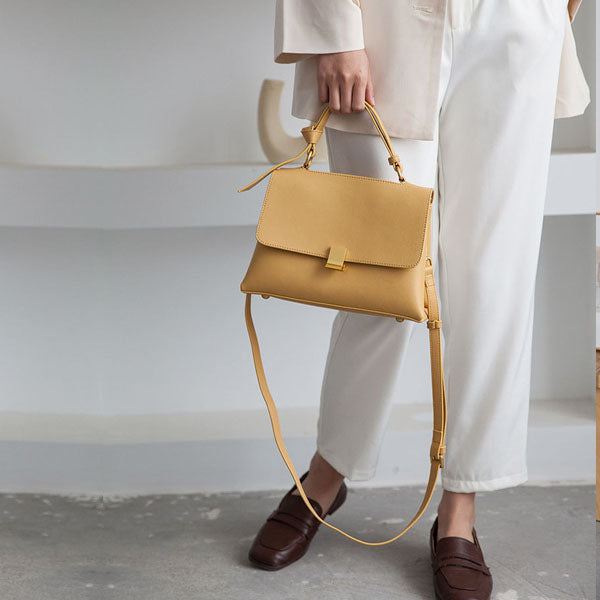 Celina Genuine Leather Messenger Bag