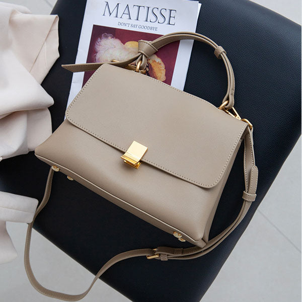 Celina Genuine Leather Messenger Bag