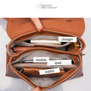 Celina Genuine Leather Messenger Bag