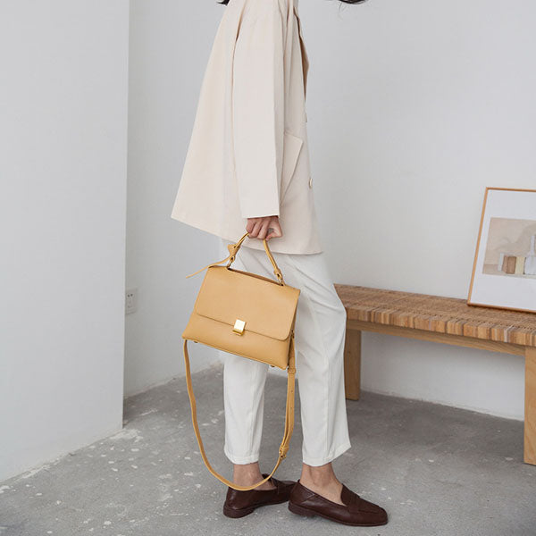 Celina Genuine Leather Messenger Bag