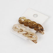 Lynna Faux Pearl Chain Hair Pin Set