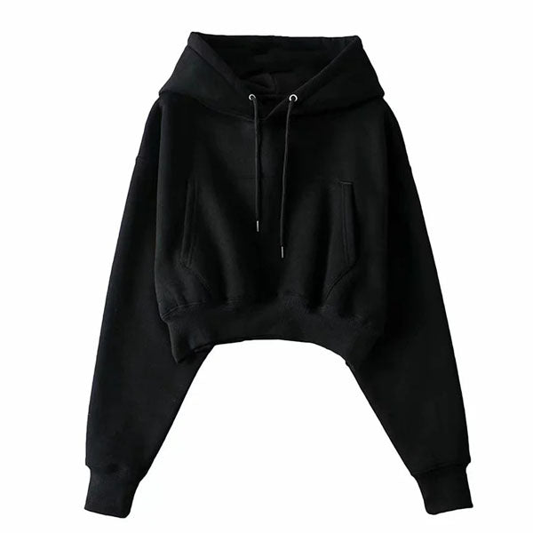 Anabelle Cropped Hoodie Sweater Top