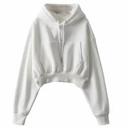 Anabelle Cropped Hoodie Sweater Top