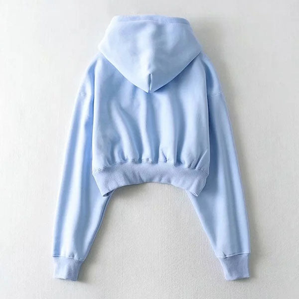 Anabelle Cropped Hoodie Sweater Top