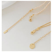Fanny Gold Baroque Pearl Layered Necklace